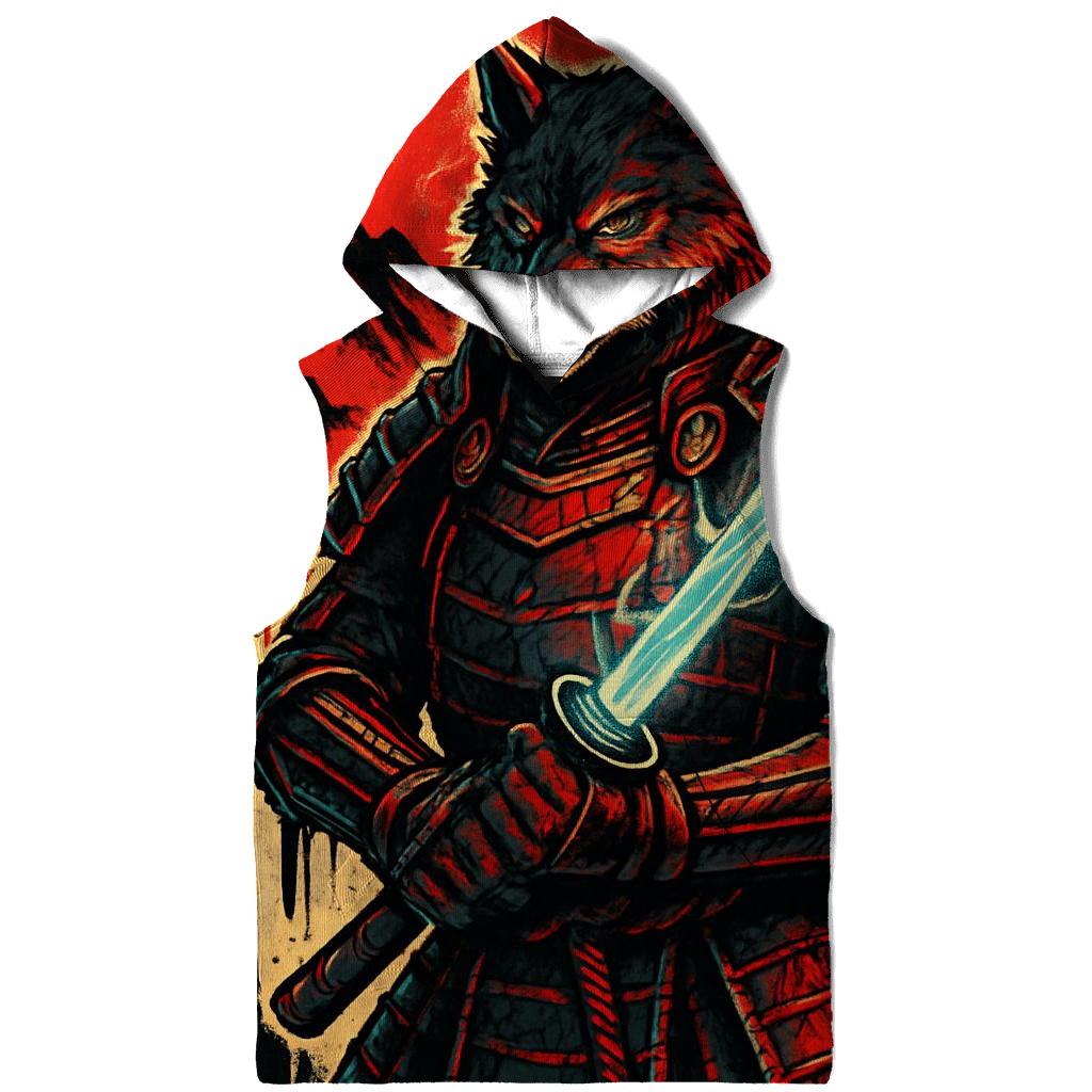 Shadow Samurai Wolf hoodie designs