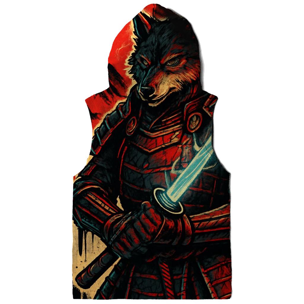 Shadow Samurai Wolf hoodie designs