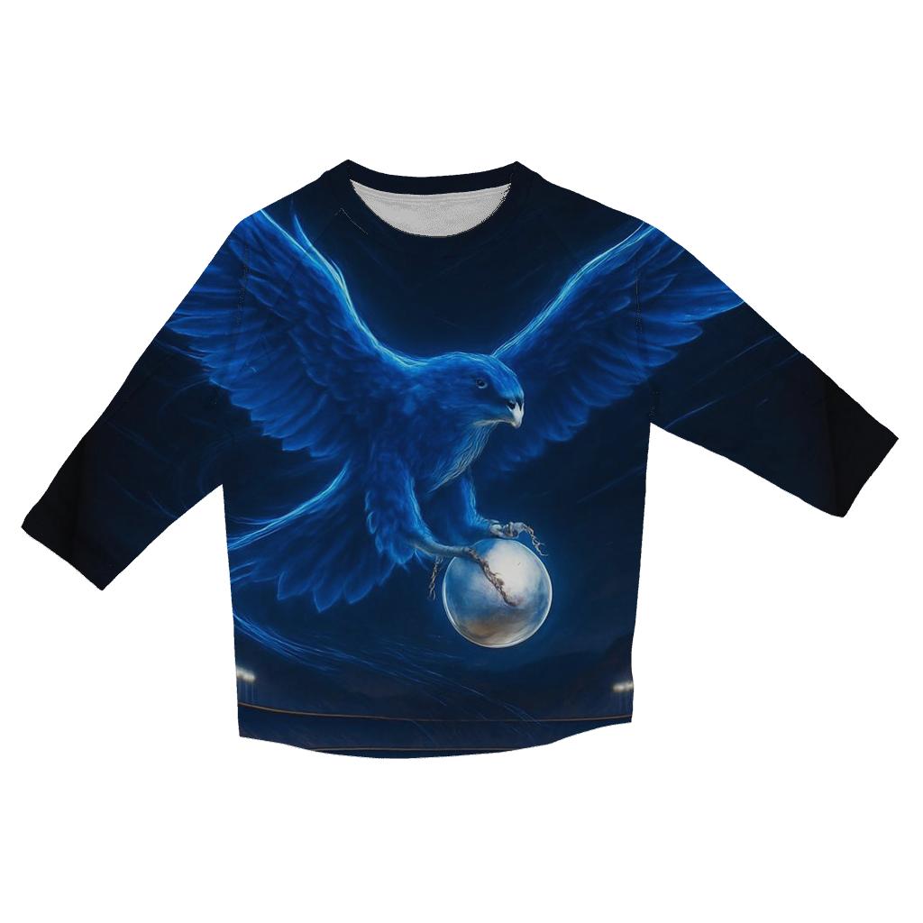 Blue Falcon Over The Ravine fashion 3/4 sleeve shirts