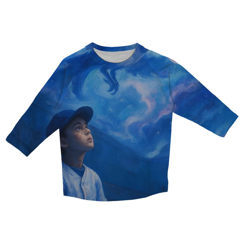 Cosmic Dugout Daydream Blue Jays Vision trendy 3/4 sleeve tops