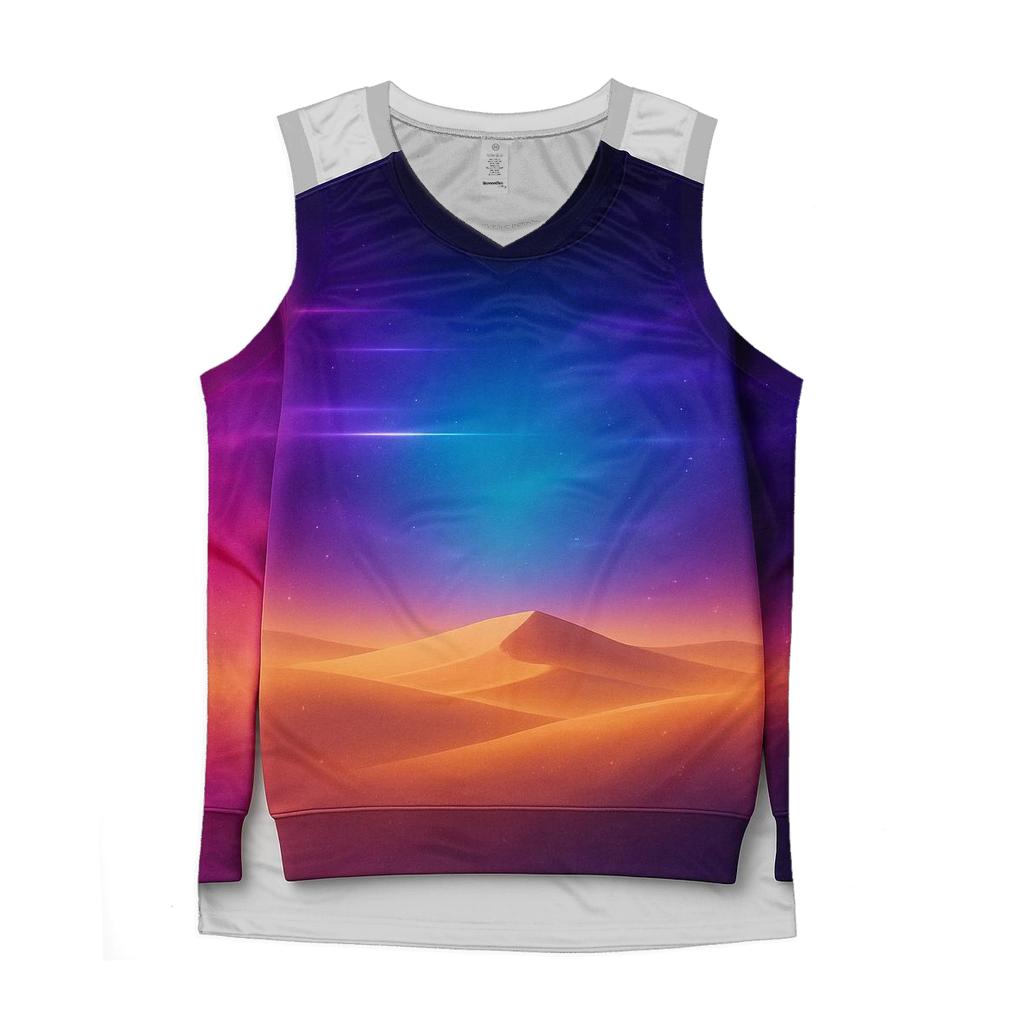 Neon Horizon Mirage designer workout tanks