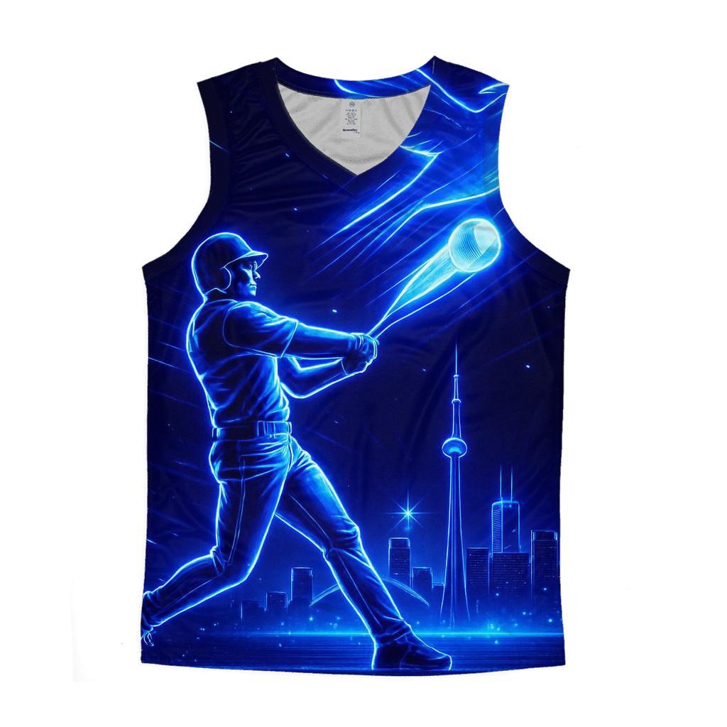 Skyline Home Run Reverie Blue Jays Edition personalized athletic tanks