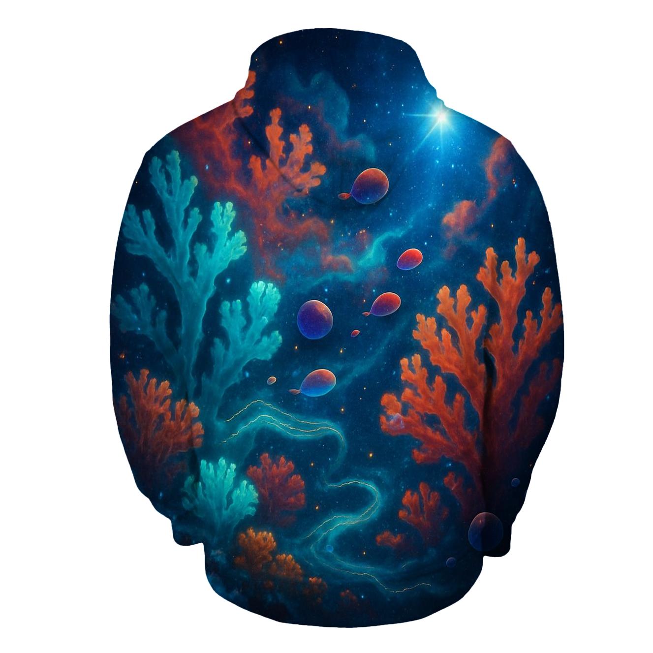 Celestial Coral Reef designer hoodies