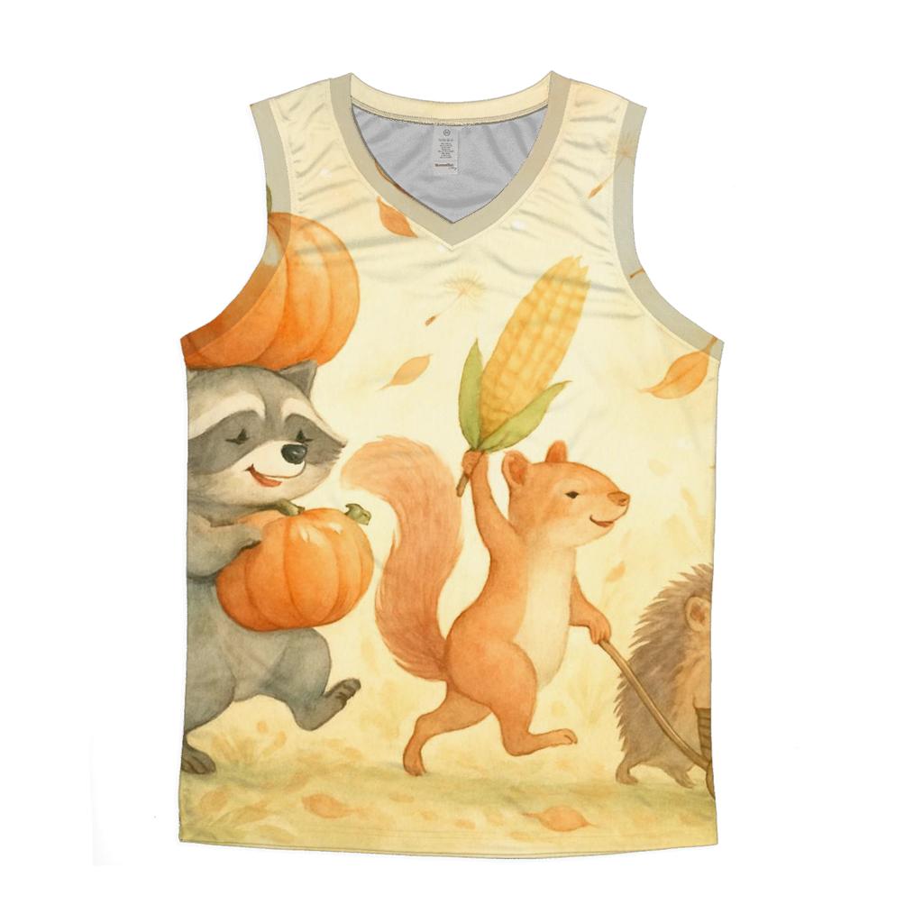 Harvest Parade Of Friendly Critters casual summer tank tops