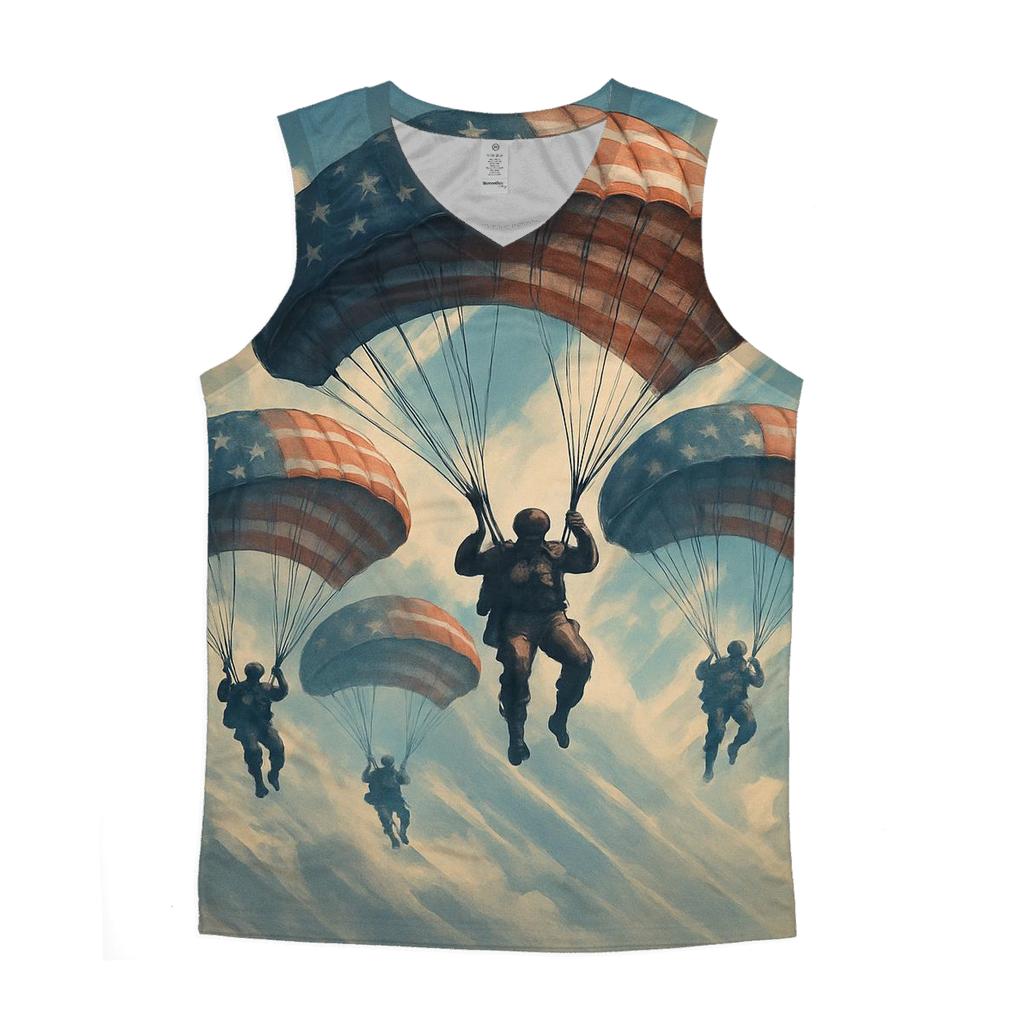 Wings Of Freedom Formation stylish racerback tanks