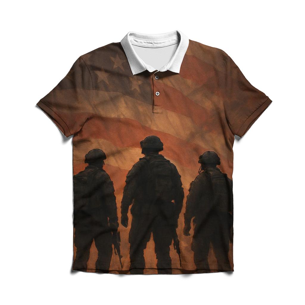 Guardians Of The Silent Watch branded logo polo shirts
