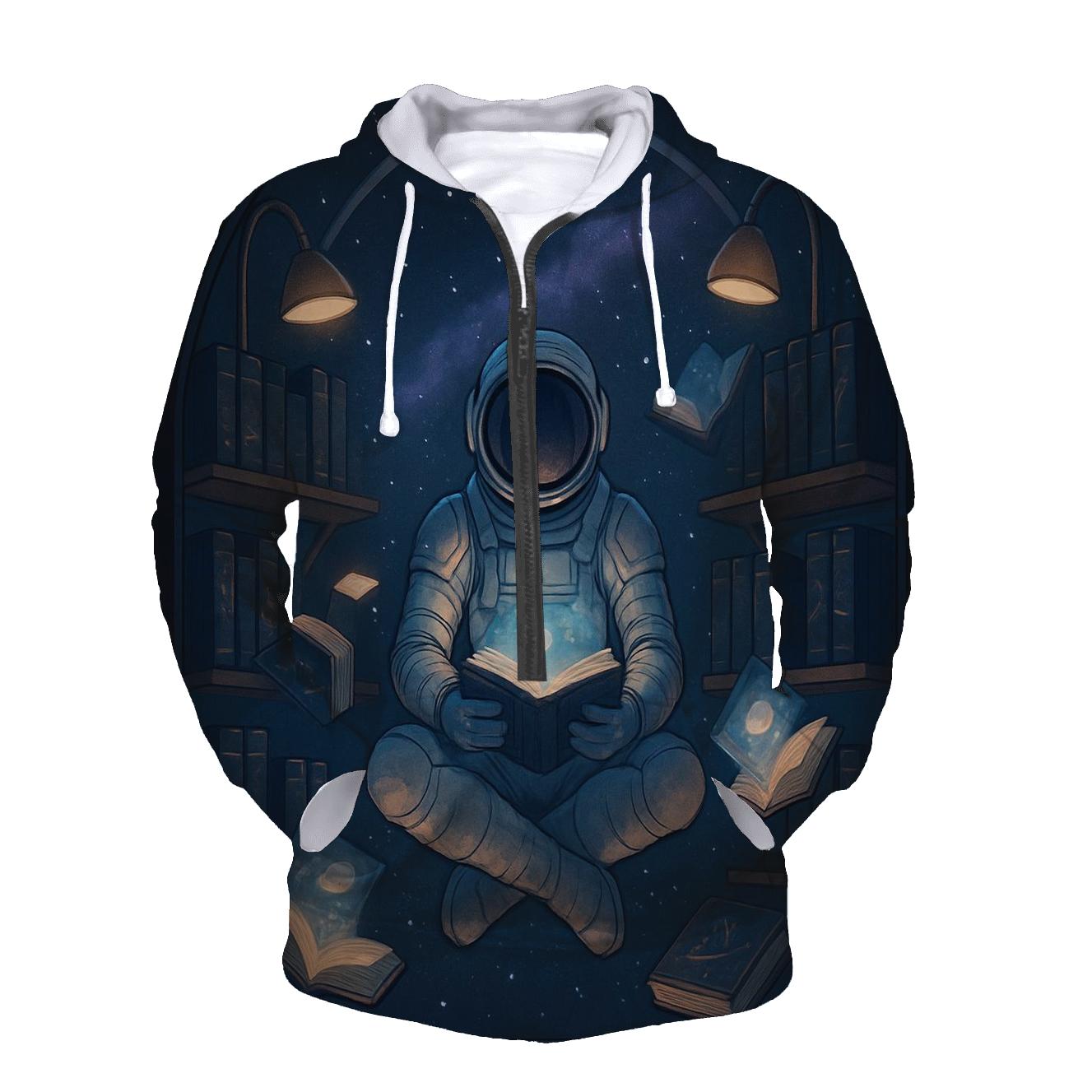 Starlit Astronaut Library hoodie trends