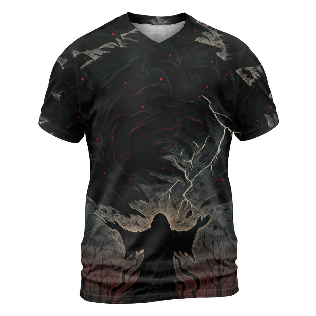 StormOfTheOmenRavens trendy printed shirt styles