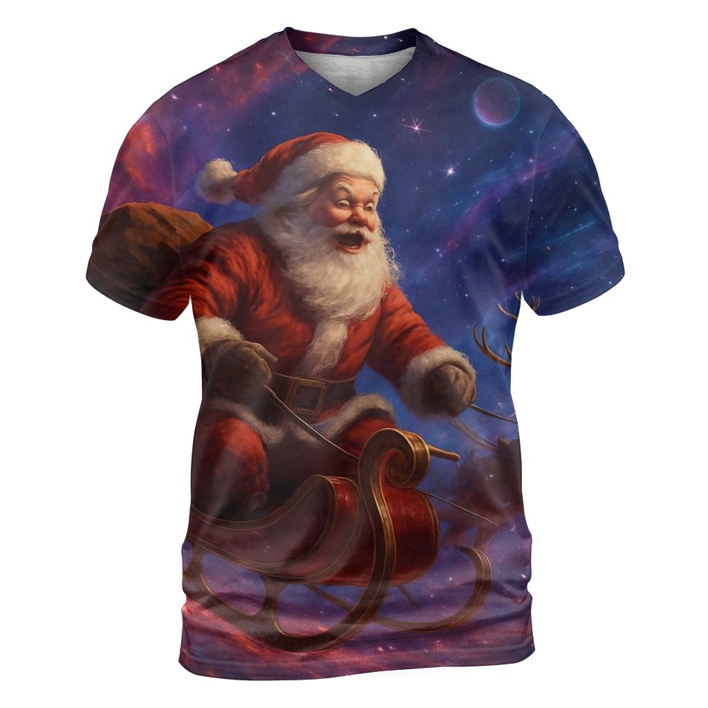 Santa Nebula Night Ride personalized full print shirts