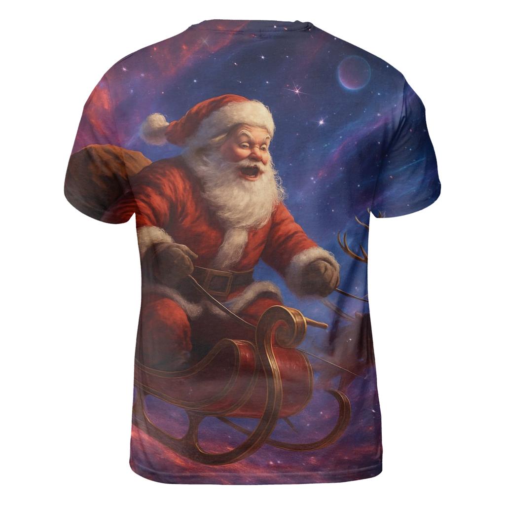Santa Nebula Night Ride personalized full print shirts