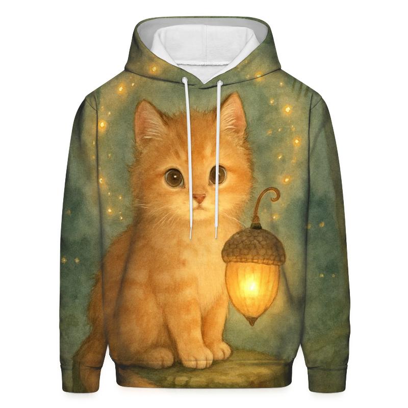 Forest Lantern Guardian Kitten hoodie designs