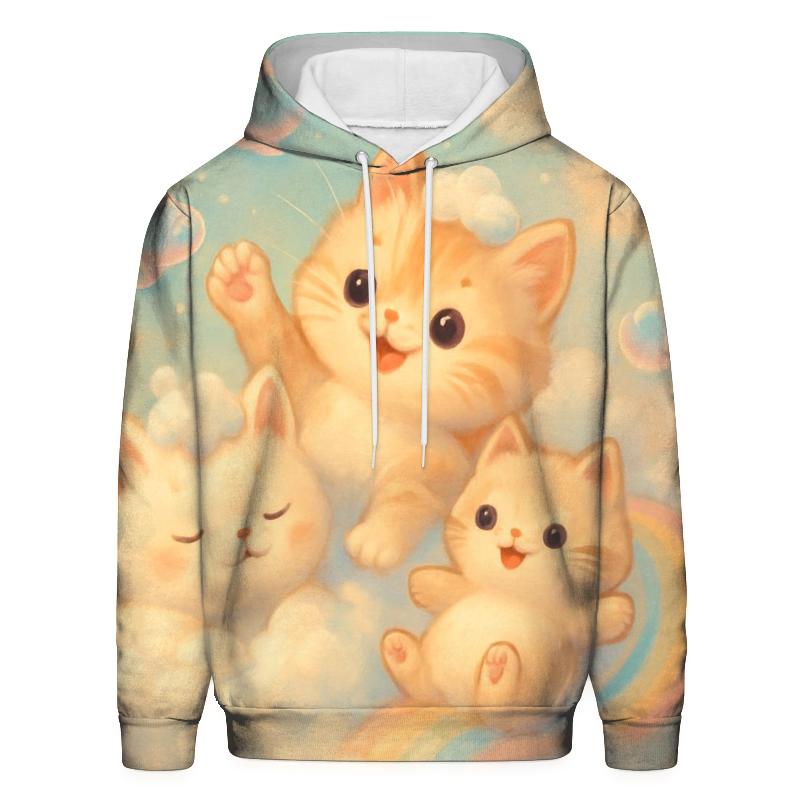 Bubble Bath Dream Kittens lightweight hoodies