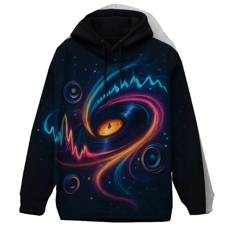 Black Hole Music Forge embroidered hoodies