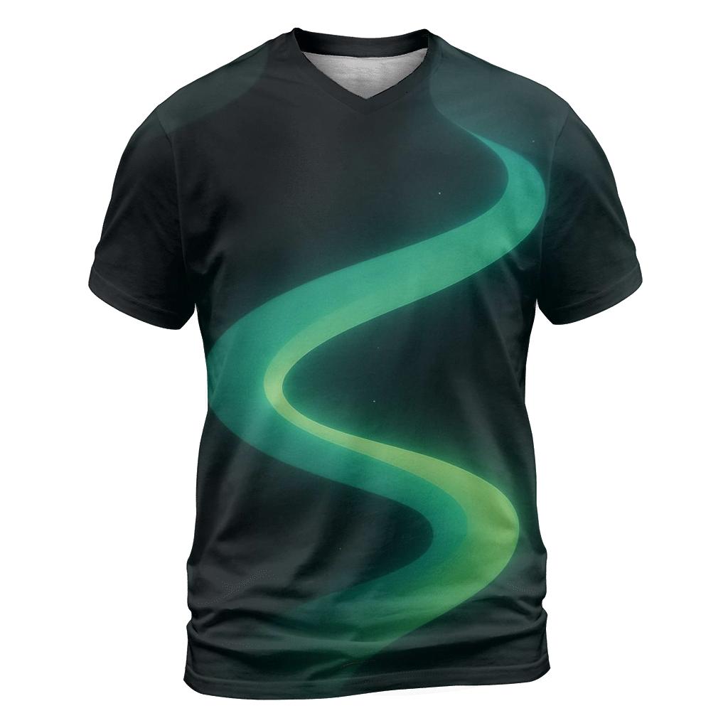 Chromatic River Path designer pattern shirts