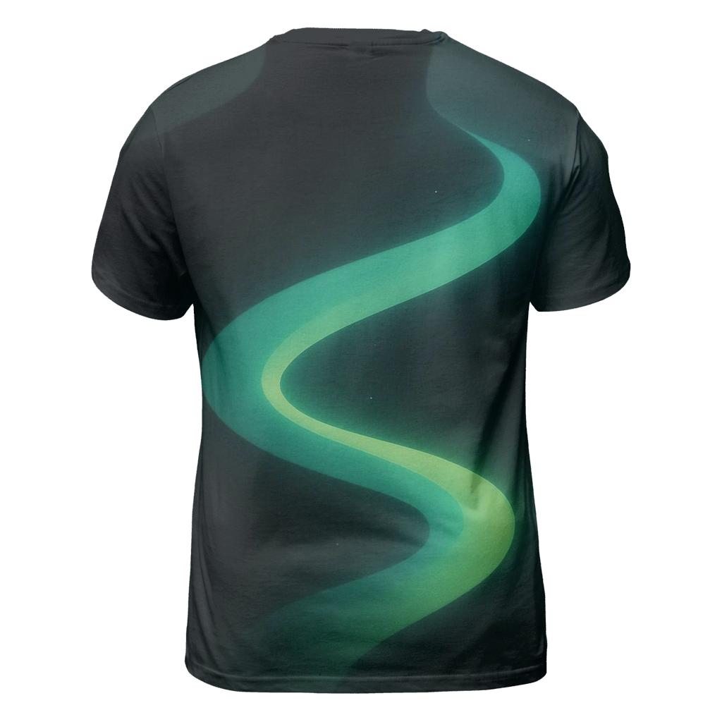Chromatic River Path designer pattern shirts