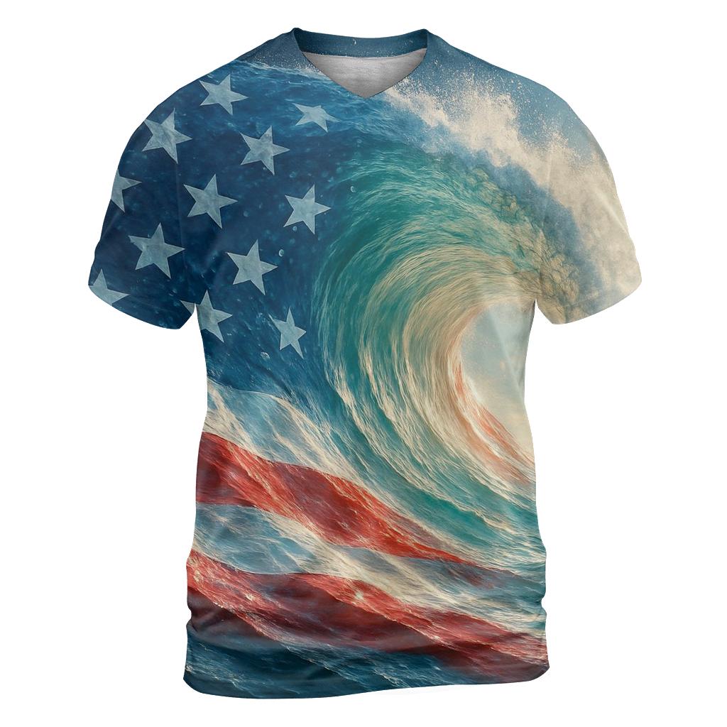 Ocean Current Banner Tide custom all-over print shirts