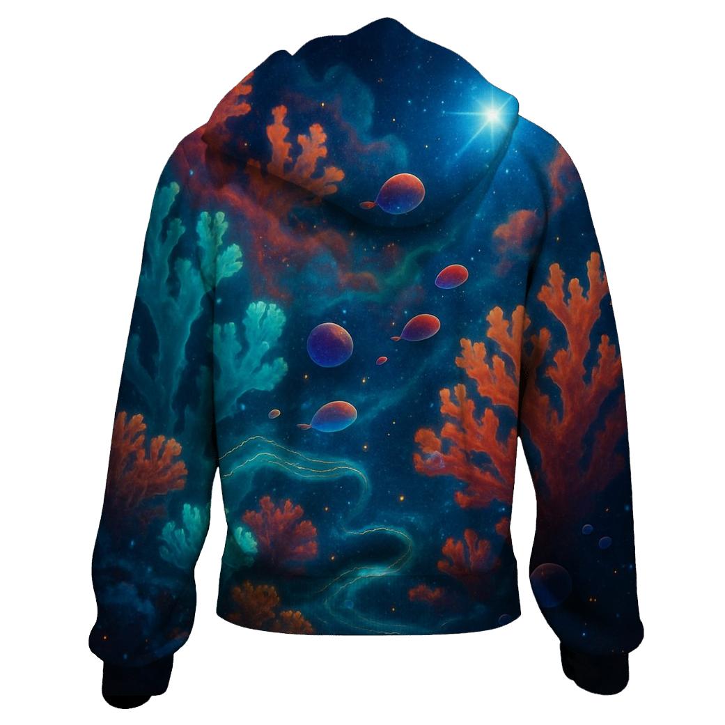 Celestial Coral Reef lightweight hoodies
