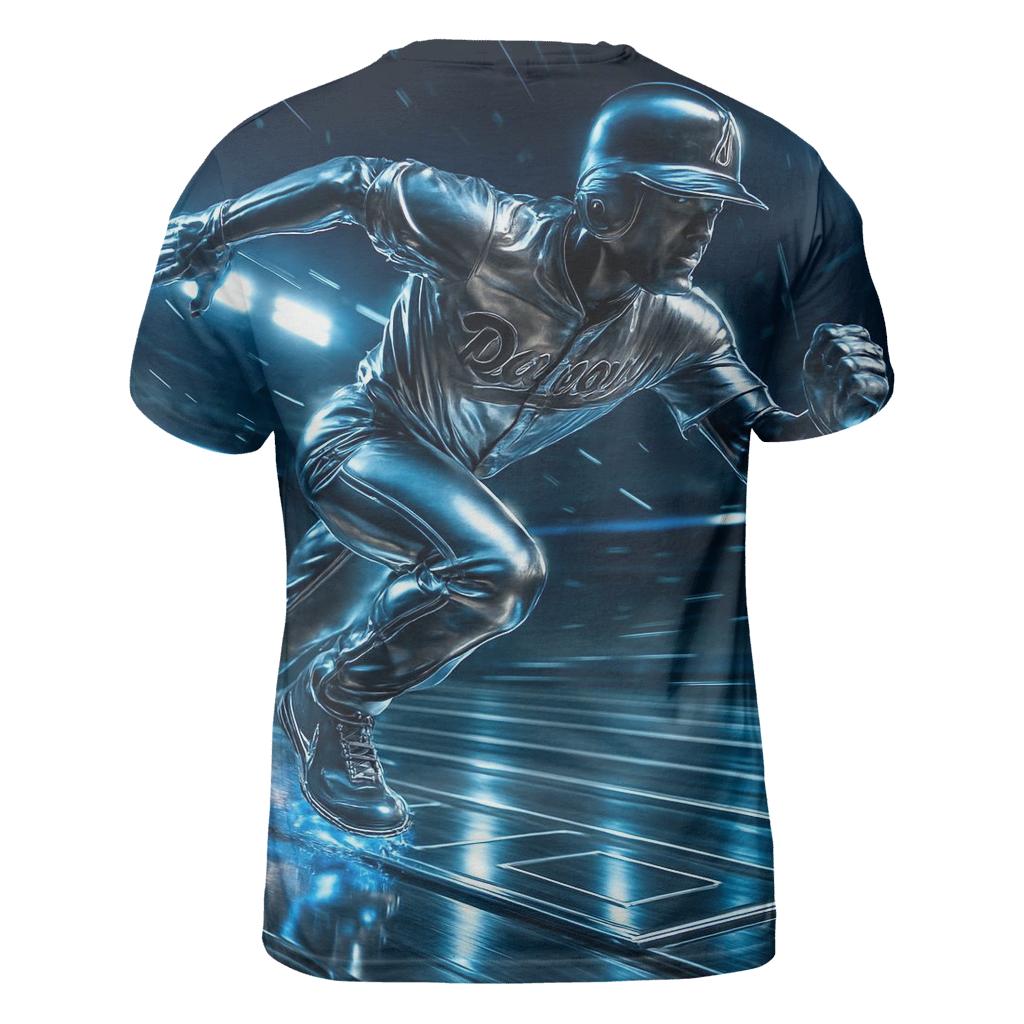 Chrome Velocity Basepath Chase vibrant all-over design tees