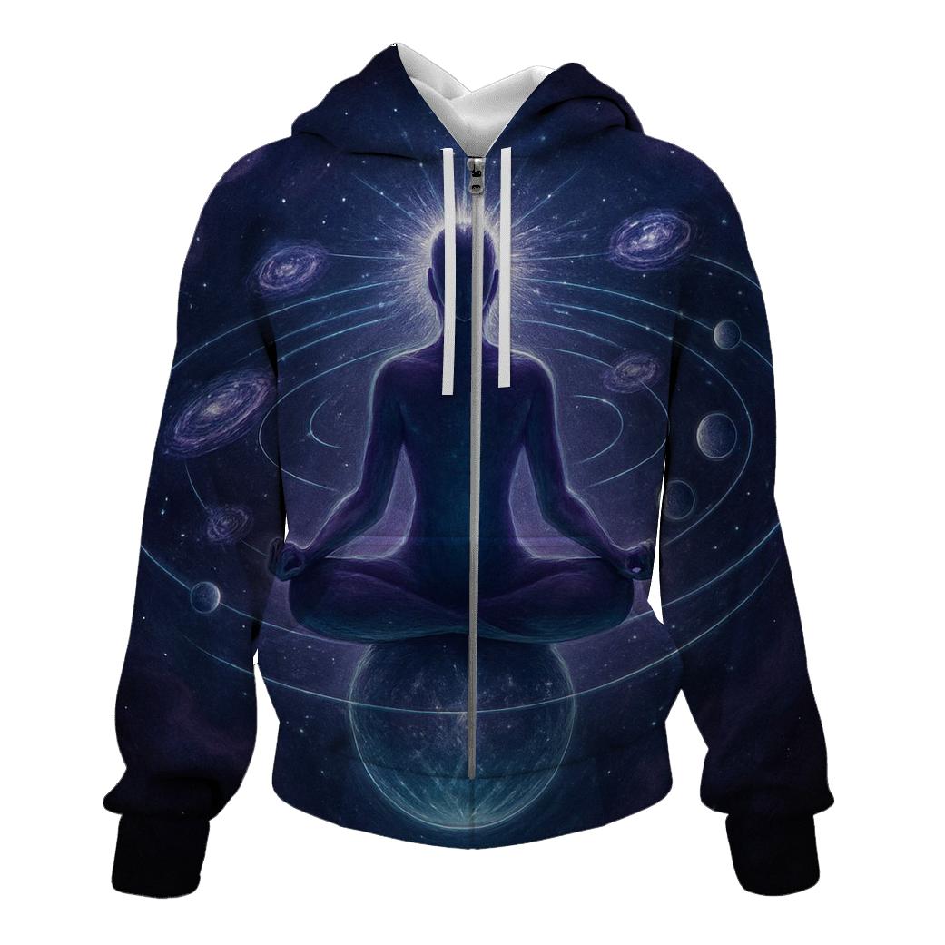Orbiting Lotus Mind lightweight hoodies