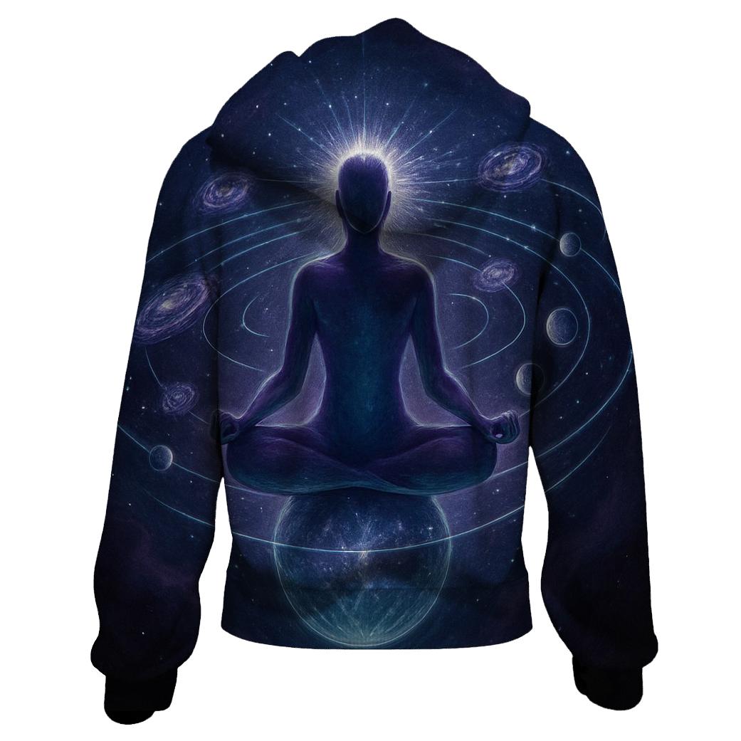 Orbiting Lotus Mind lightweight hoodies
