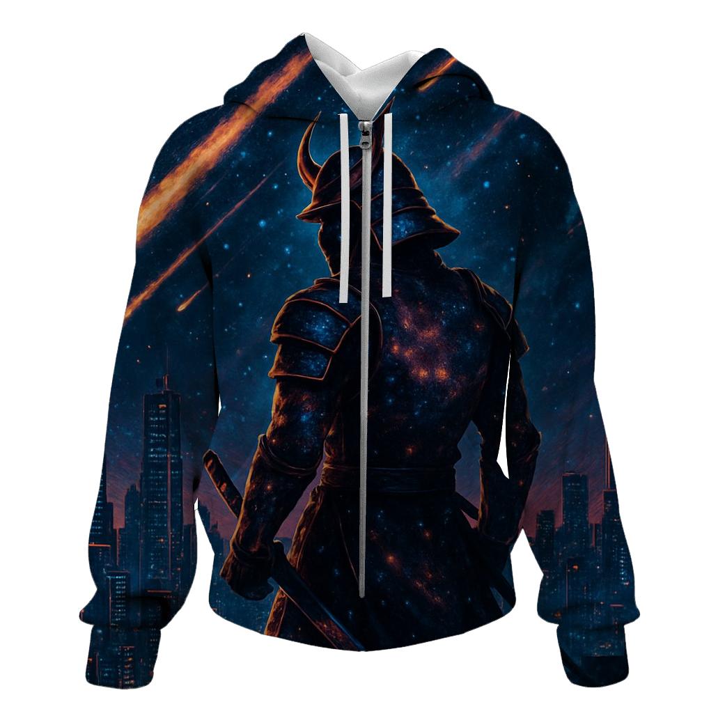 Meteoric Samurai Skyline designer hoodies