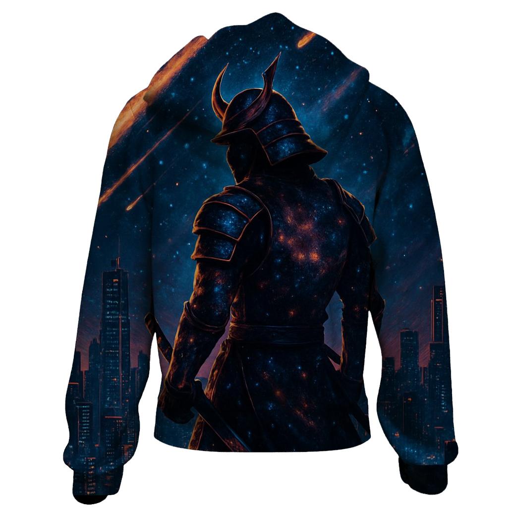 Meteoric Samurai Skyline designer hoodies