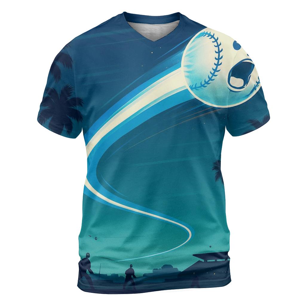 Palm Line Drive Horizon trendy printed shirt styles