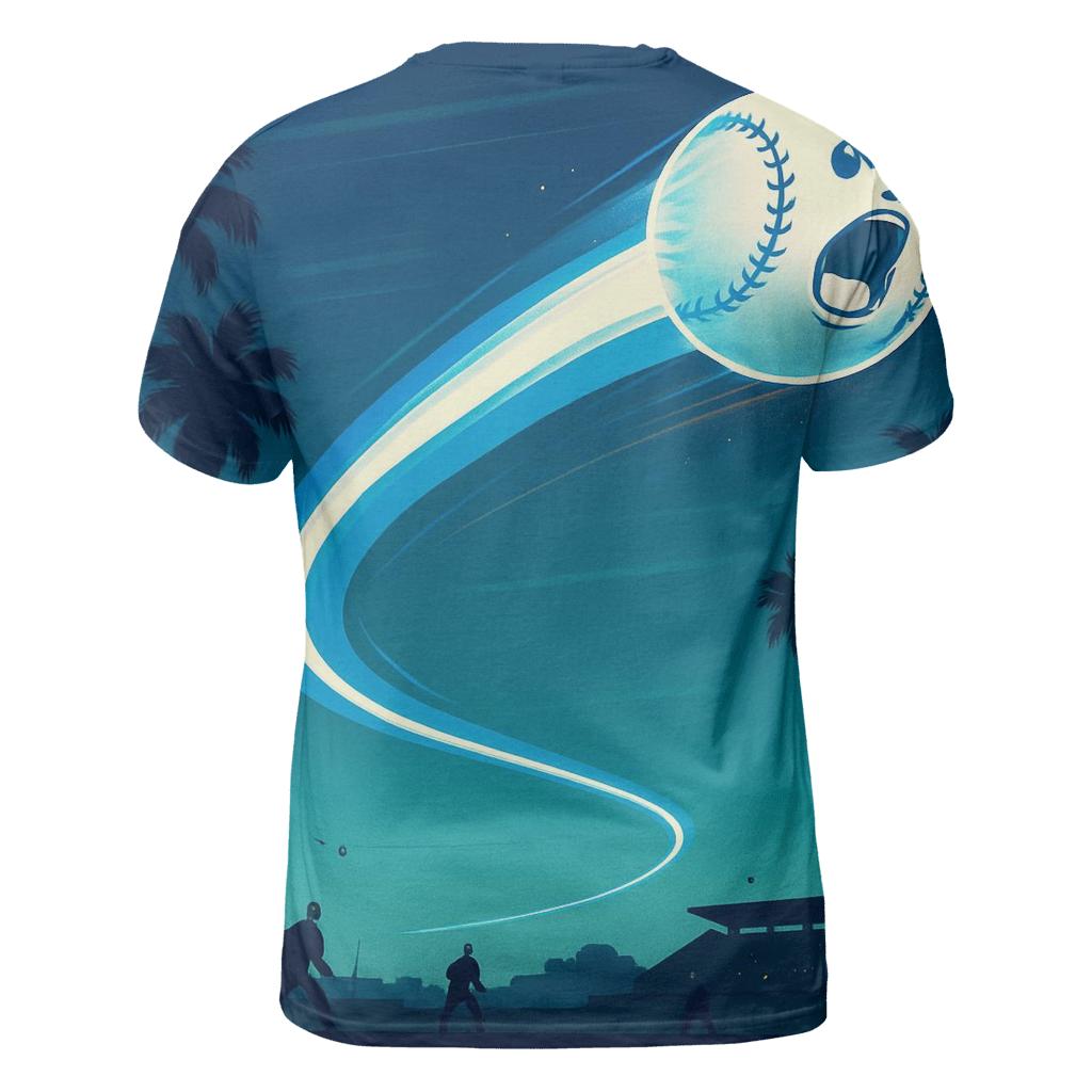 Palm Line Drive Horizon trendy printed shirt styles
