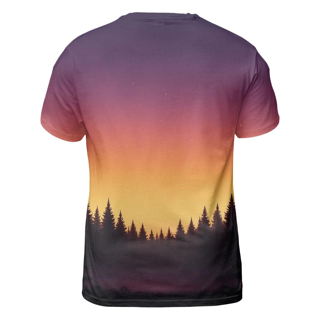 Forest Skyline Ember Veil designer pattern shirts