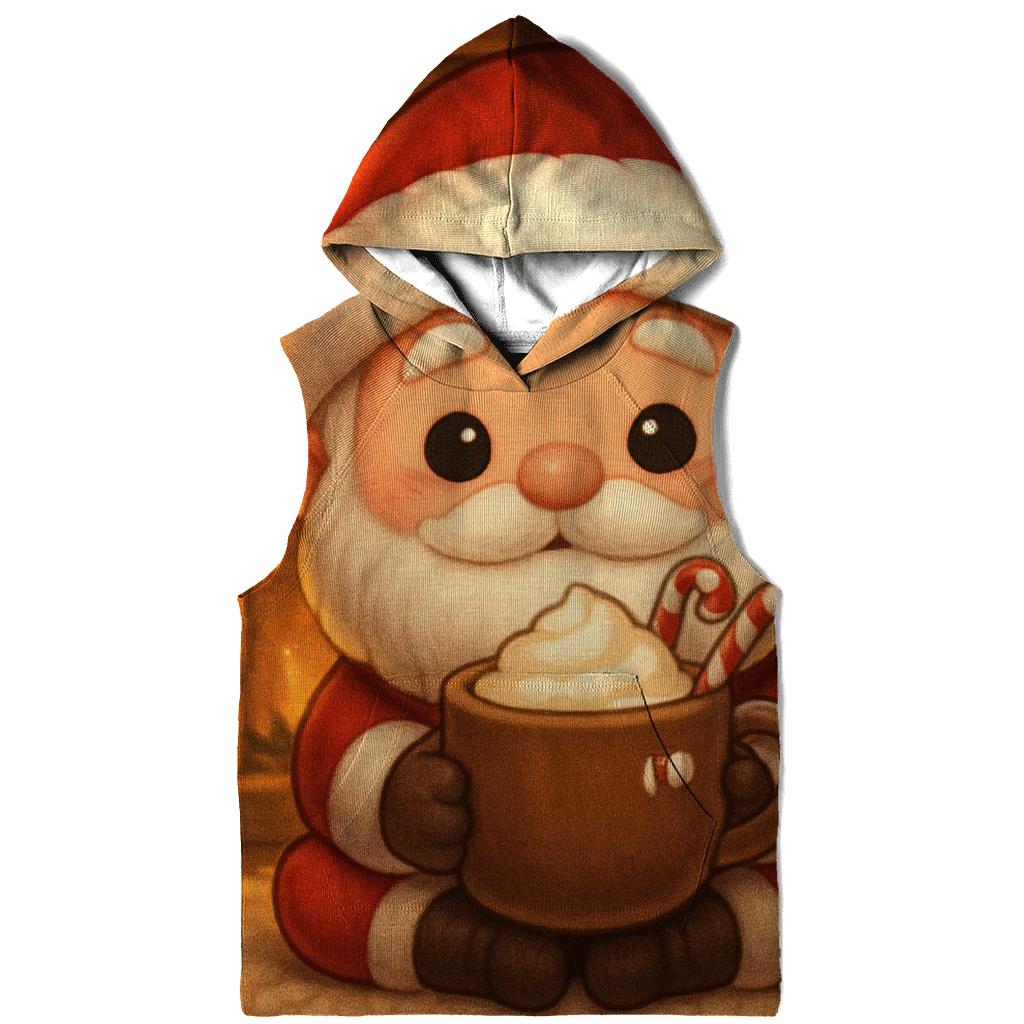 Chibi Cocoa Santa By The Hearth hoodies fashion