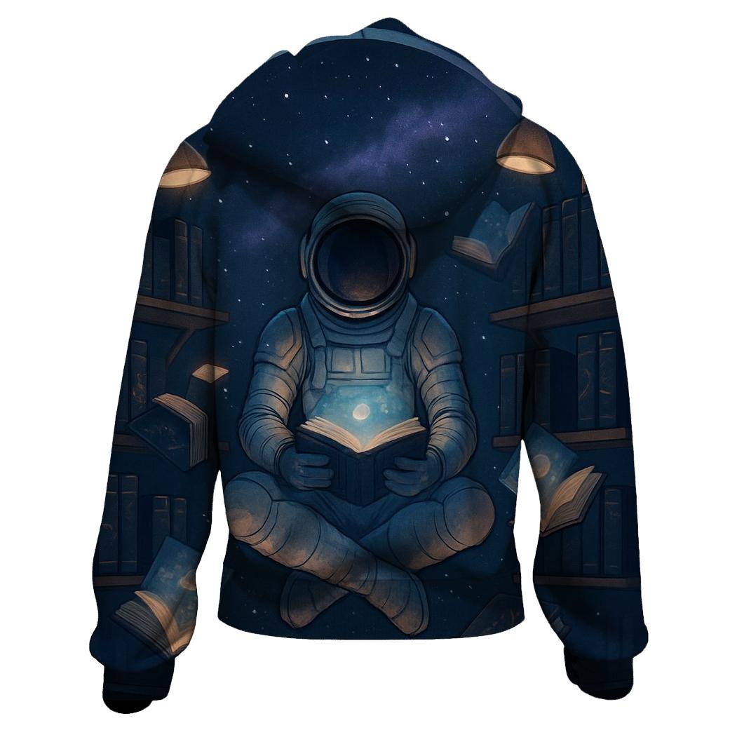 Starlit Astronaut Library hoodie designs