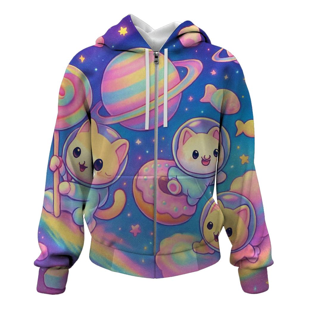 Candy Planet Comet Kittens hoodie designs