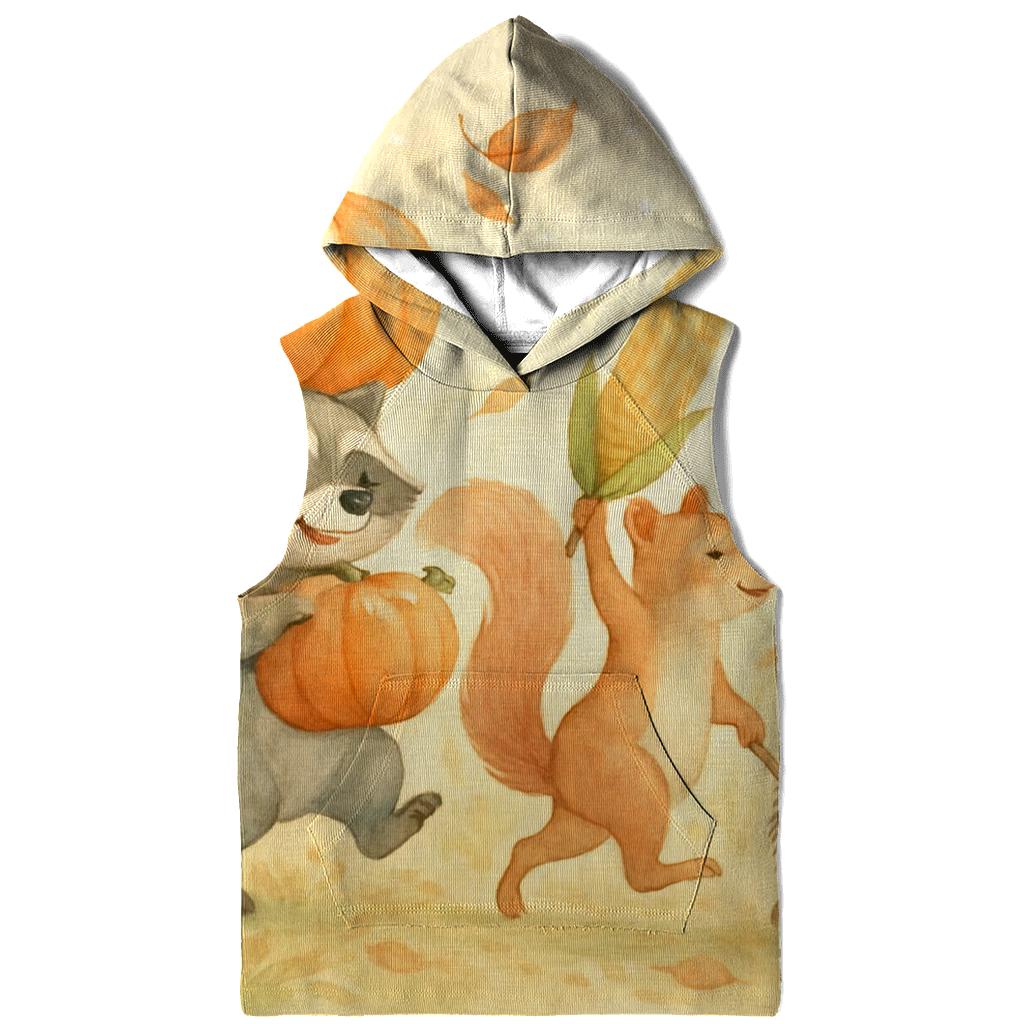 Harvest Parade Of Friendly Critters premium hoodies