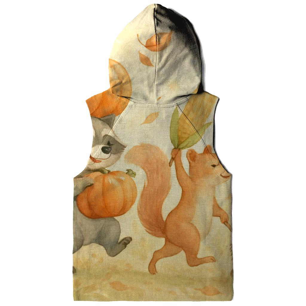 Harvest Parade Of Friendly Critters premium hoodies