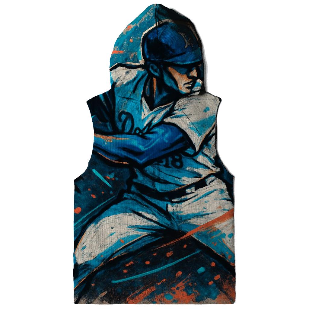 Dodger Blue Street Graffiti Swing heavyweight hoodies