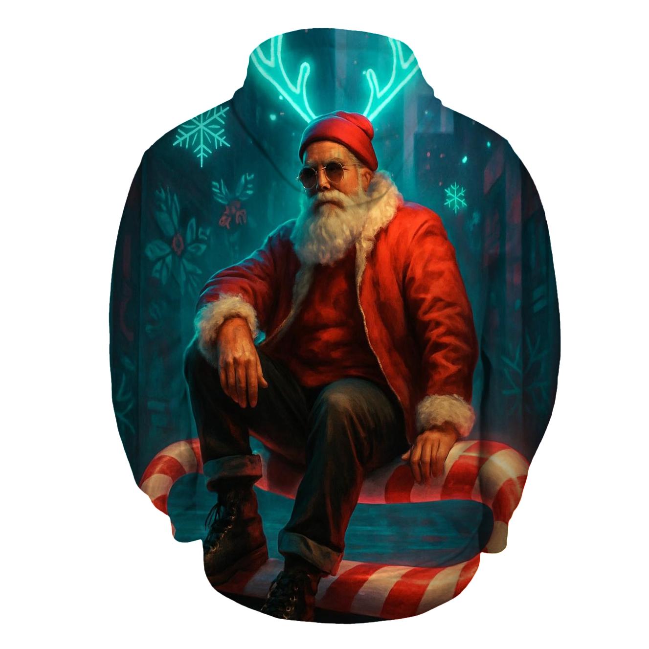Cyber Street Santa Chill hoodies fashion
