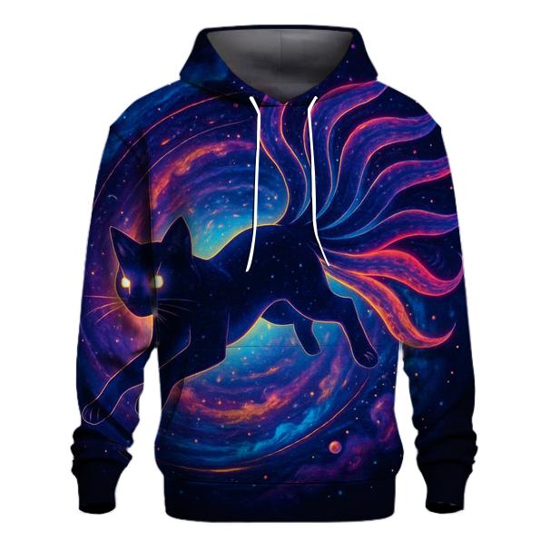 Nebula Nine Tail Cat Voyager graphic hoodies