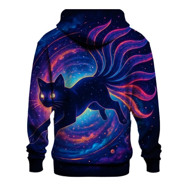 Nebula Nine Tail Cat Voyager graphic hoodies