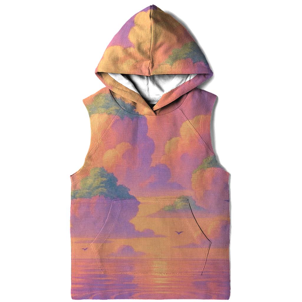 Pastel Tide Cloud Gardens premium hoodies