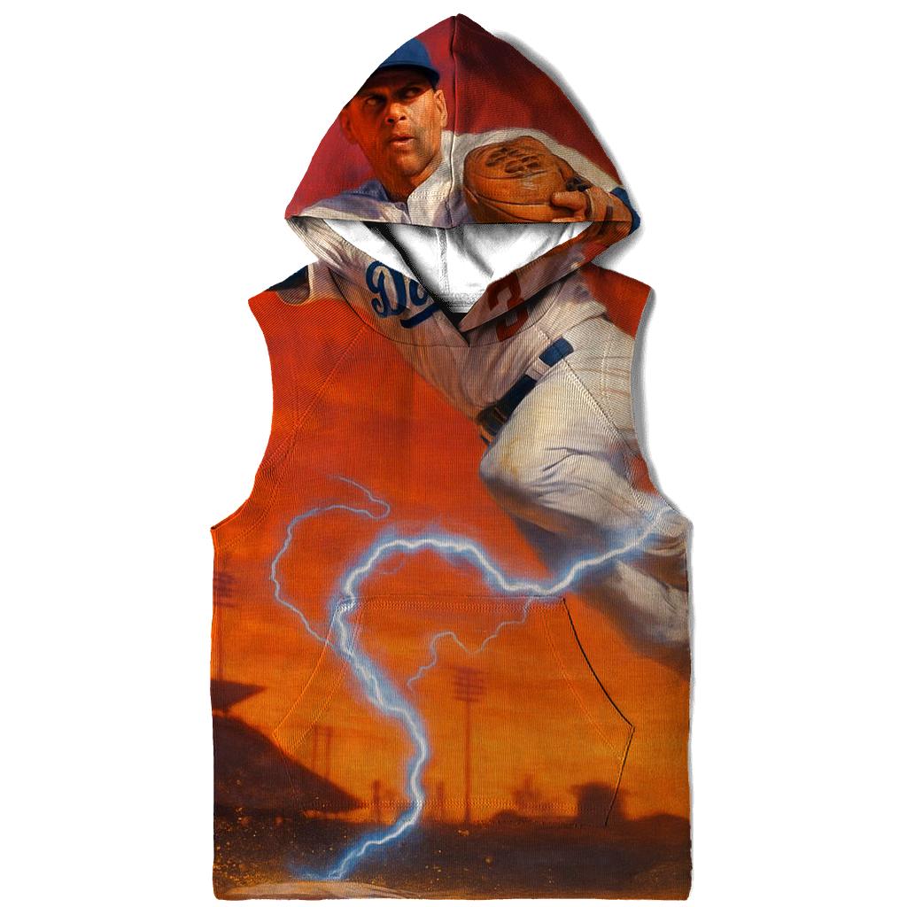 Sunset Double Play Lightning graphic hoodies