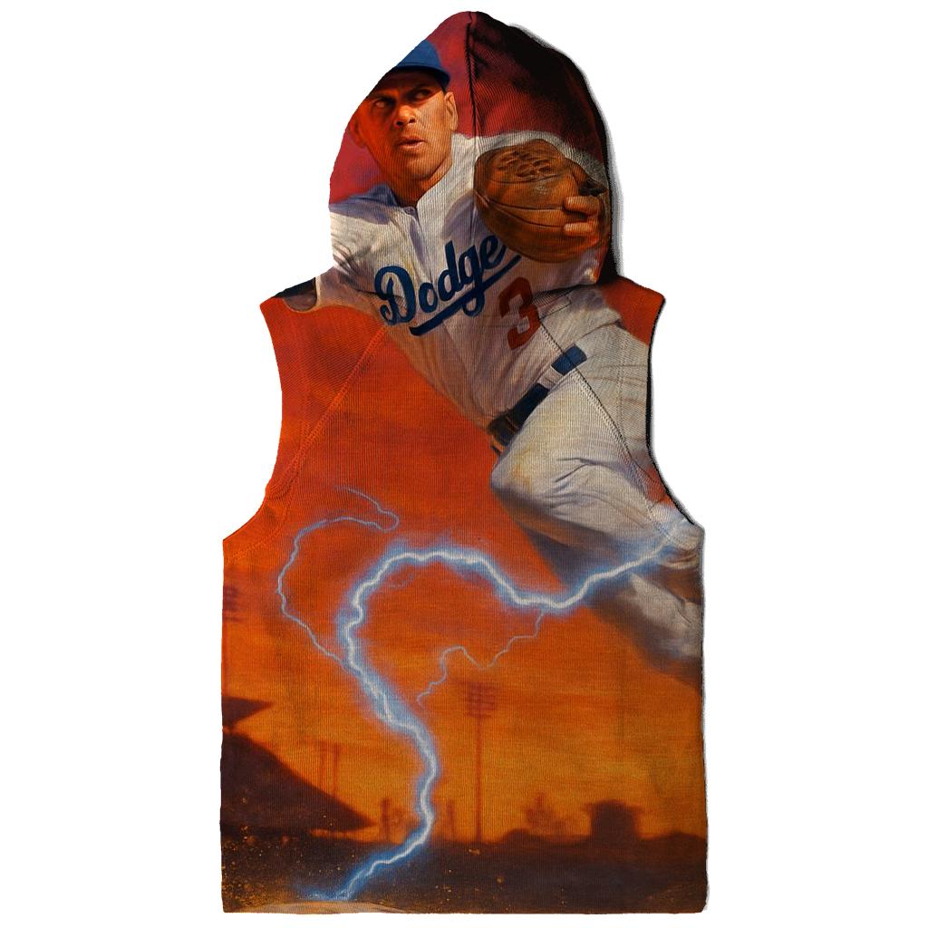 Sunset Double Play Lightning graphic hoodies