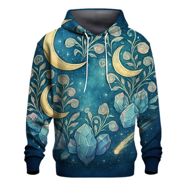 Quantum Garden Of Moons embroidered hoodies