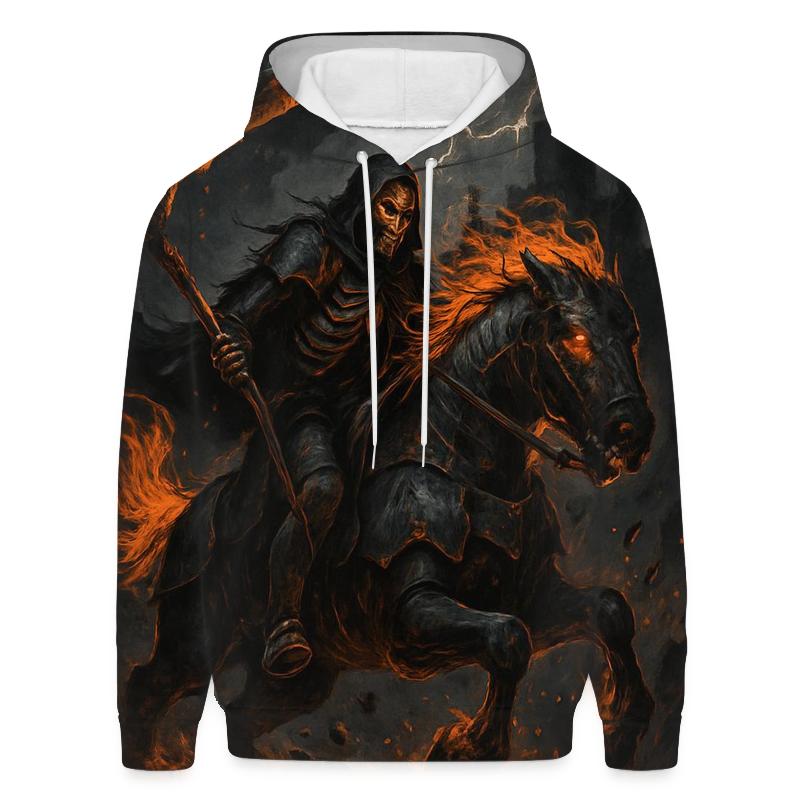 HarbingerOnTheEmberSteed graphic hoodies