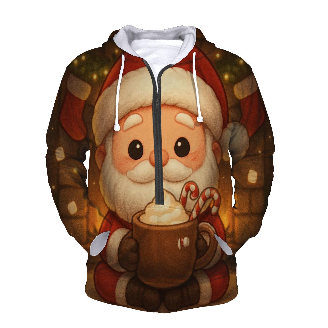 Chibi Cocoa Santa By The Hearth hoodie styles