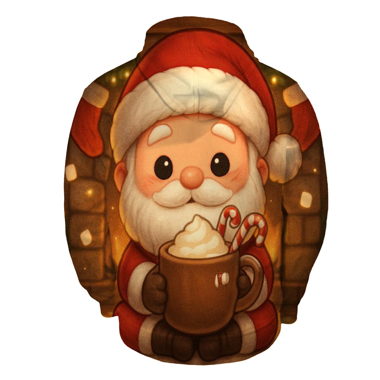 Chibi Cocoa Santa By The Hearth hoodie styles