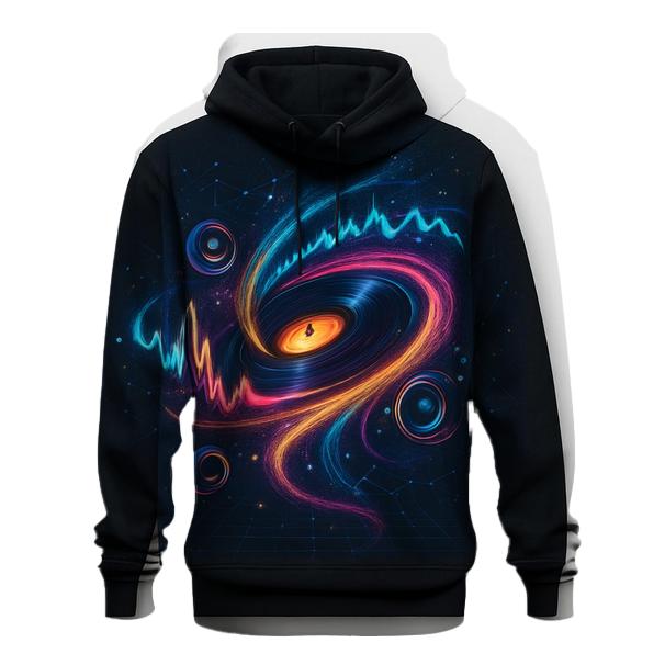 Black Hole Music Forge embroidered hoodies