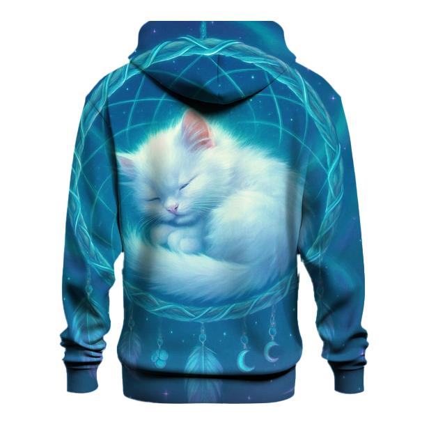 Aurora Dreamcatcher Cat embroidered hoodies