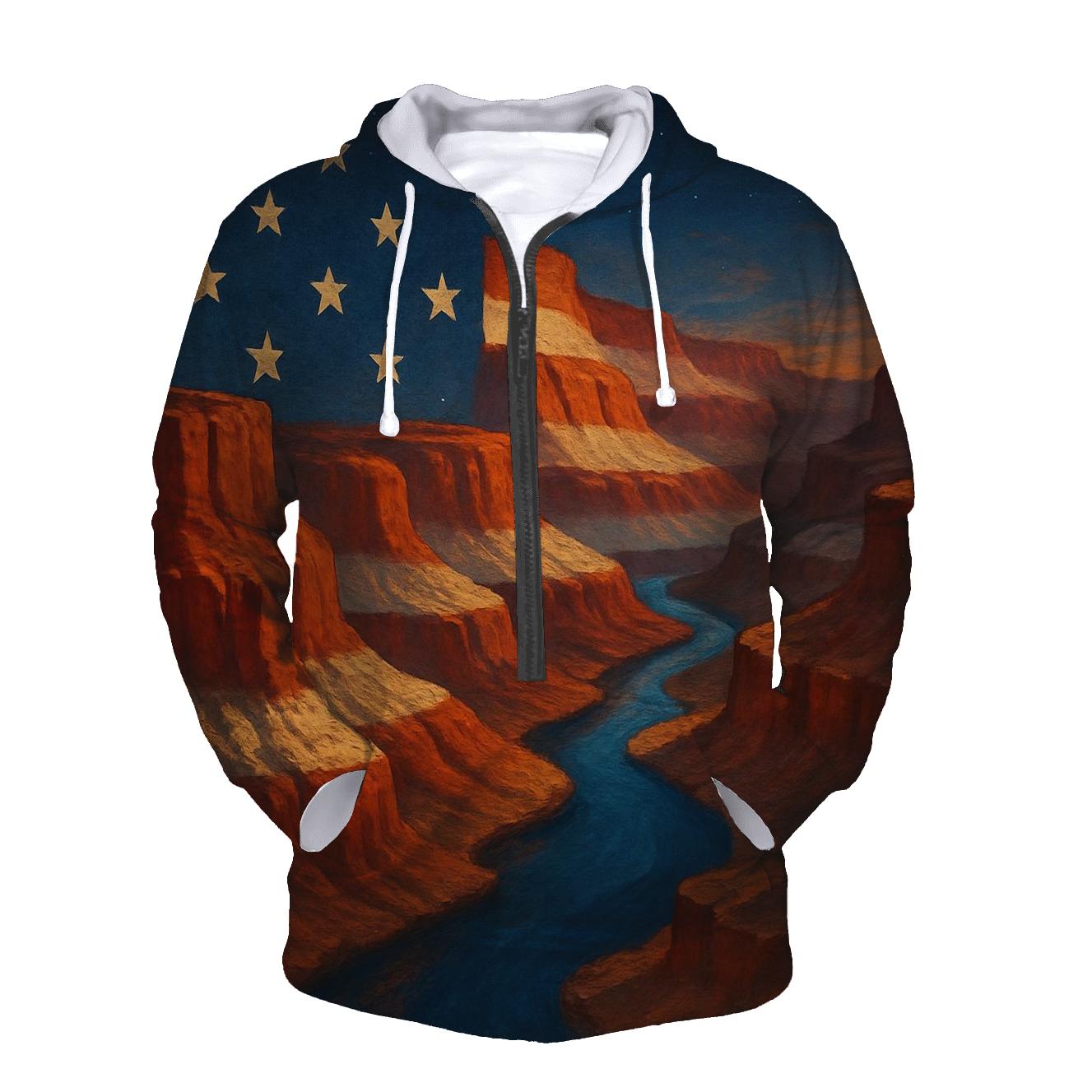 Canyon Stripes Horizon heavyweight hoodies