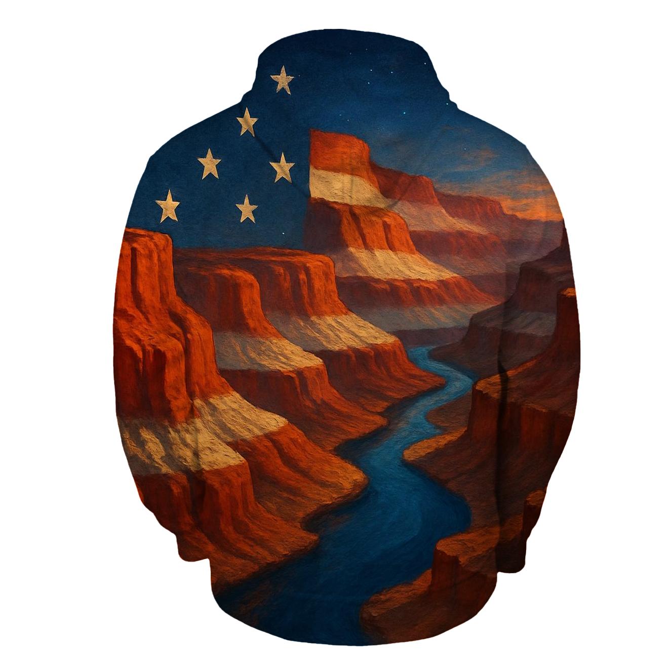 Canyon Stripes Horizon heavyweight hoodies