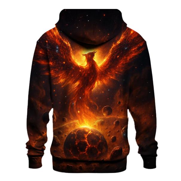 Cosmic Phoenix Rebirth lightweight hoodies
